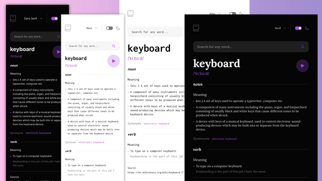 How to create a Dictionary Web App with React.js